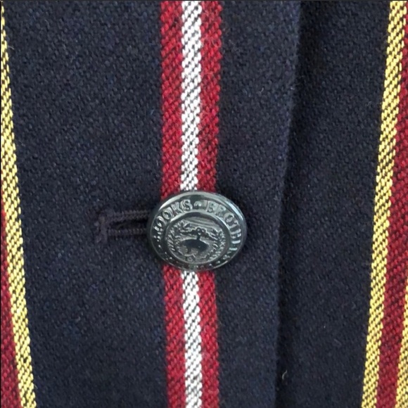 BROOKS BROTHERS ❤️ Heart Lined Striped Blazer - Picture 4 of 8